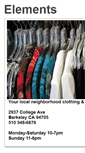 Mobile Screenshot of elementsberkeley.com